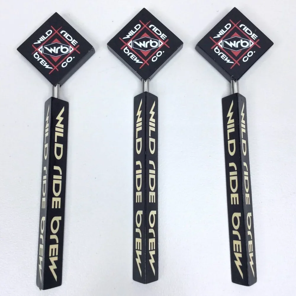 Wild Ride Brew Tap Handle‎ Lot of 3 Quencher Cold Chillin Sisters American Red